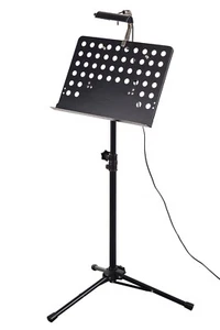 Notenständer Orchesternotenpult mit Lampe - Bild 1 von 2