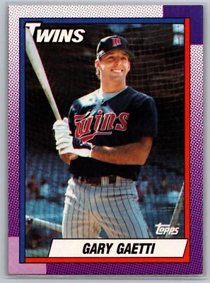 Tarjeta de béisbol 1990 Topps - #630 Gary Gaetti Minnesota Twins MLB Foto 1 de 2