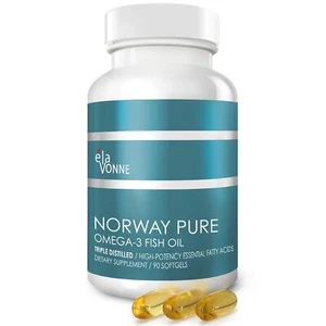 Norway Pure Omega-3 Fish Oil Softgels 2400mg 90ct - 4X Concentrated EPA & DHA... - Picture 1 of 6