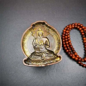 Gandhanra vecchia statua di Buddha tibetano stampo Tsa Tsa,, Maitreya, Ajita, Tsha Tsha stampo - Foto 1 di 10