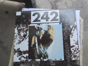 Front 242, Official Version, 1987 Wax Trax US 1st Press Vinyl LP w Insert NM - Picture 1 of 3