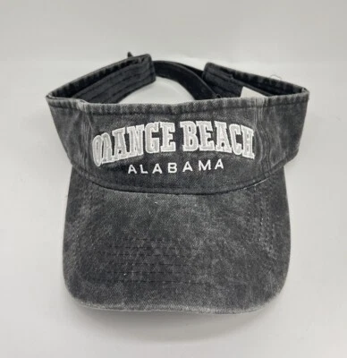 Sombrero visera gris ajustable Orange Beach Alabama Foto 1 de 2
