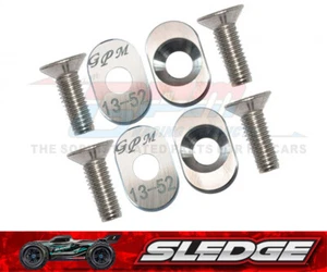 GPM FIXING MOTOR REINFORCE MOUNT BASE 1/8 FOR TRAXXAS RC SLEDGE MONSTER 95076-4 - Picture 1 of 3