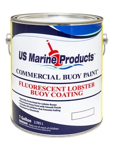 Fluorescent Lobster Buoy Paint Saturn Yellow Gallon by US Marine Products LLC - Picture 1 of 2