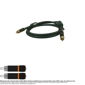 Cavo coassiale coassiale RCA 1:1 audio digitale schermato OFC ShockWave 6 piedi c2g 29724 - Foto 1 di 2