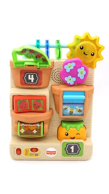 Juguete Mattel Fisher Price Peek & Play Laugh & Learn Ocupado Jardín Etapas Inteligentes Foto 1 de 4
