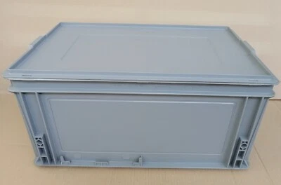 FAMI - CASSETTA ATHENA 53 LT CON COPERCHIO ART. 6428  - IMPILABILI - 60X42H30 CM - Immagine 1 di 4