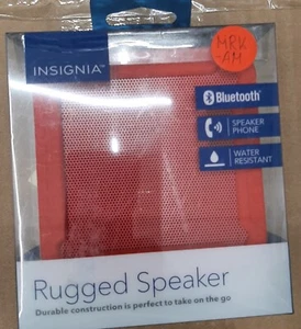 Insignia - Portable Bluetooth Speaker - Red - NS-CSPBTF1-R - Picture 1 of 2