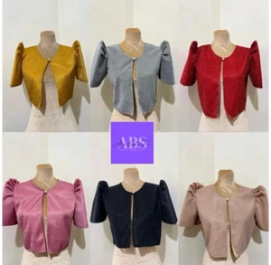 Modern Filipiniana Bolero (Candy Crush Fabric) - Picture 1 of 23