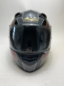 Indian Motorcycle FP07 Motorcycle Riding Helmet - Grey Black Red - Large - Picture 1 of 6