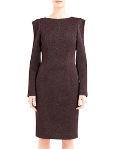 Ginger and Smart Spectre Plum Colour Fitted Cocktail Dress - Bild 1 von 9