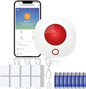 🔥🔥Water Leak Detector DENFOON Water Alarm Sensors 4-Pack with WiFi Gateway🔥🔥 - Picture 1 of 5