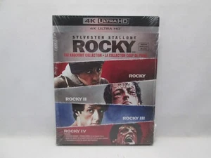 Rocky - 4-Film I-IV Knockout Collection - 4K Ultra HD + Slipbox  New Sealed - Picture 1 of 5