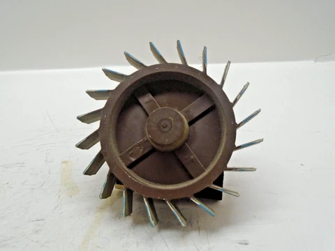 Plastic Water Wheel for Front of a Chalet Type Cuckoo Clock Cover