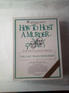 How to Host a Murder A Murder Mystery Game Waddington Sanders 1986 - Picture 1 of 15