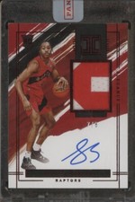 2021-22 Panini Impeccable Elegance Asia Red Scottie Barnes RPA RC Patch AUTO /8