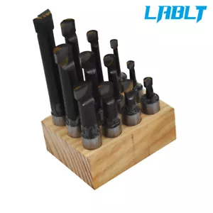 LABLT 12 Pack 5/8" BORING BAR SET CARBIDE TIPPED BARS 5/8" SHANK LATHE TOOL - Picture 1 of 6
