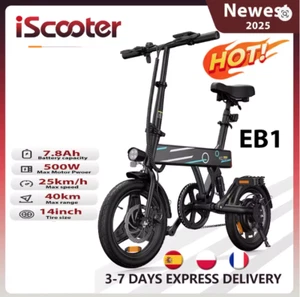 Bici elettrica,ebike, iScooter EB1, 500 W, batt. litio 36 V 7,8 Ah, 25km - Foto 1 di 14