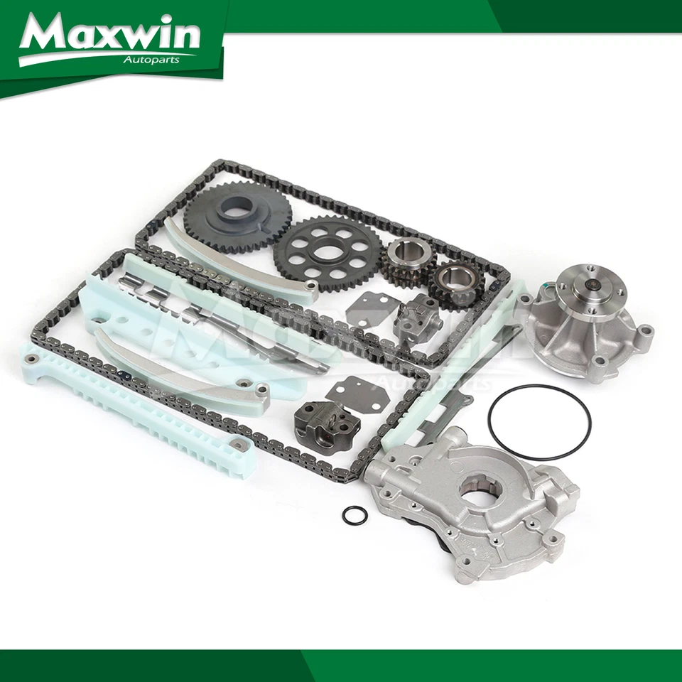 Timing Chain Kit Oil Water Pump Fit 2001 2002 2003 2004 Lincoln Town Car 4.6L - Image 1 of 4