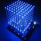 1 Set 3D LightSquared DIY Kit LED Würfel 8x8x8 Blau Elektronische Schaltung DIY
