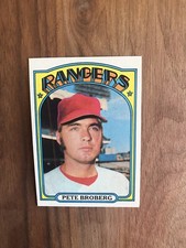 1972 TOPPS #64 PETE BROBERG TEX RANGERS— SHARP💥*** (wph)