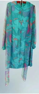 POSH Evening Dress by Jay Anderson Vtg 60's Sheer Sleeves Measurements Below - Picture 1 of 9