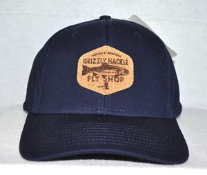 *GRIZZLY HACKLE FLY SHOP* Fly fishing Ball cap hat *OURAY 51438-9* - Picture 1 of 3