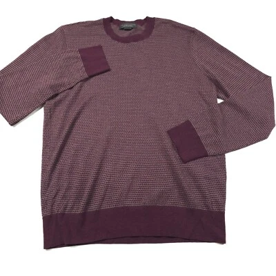 Suéter de cuello redondo de lana merino ceniza pasas Bloomingdales $198 para hombre talla 2XL Foto 1 de 4