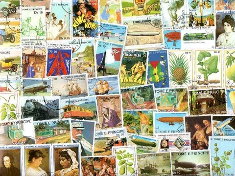 Sao Tome & Principe : 100 DIFFERENT STAMPS : pghstamps packet Cover