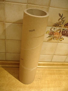 Rollenkerne Papphülsen Papprollen Balance Board L=400mm, D=96mm, ID=76mm stabil - Bild 1 von 2
