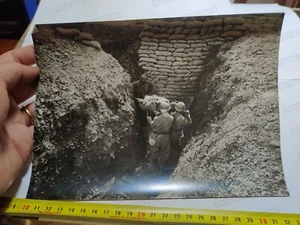 Foto Militare Croce Rossa trincea trasporto cadaveri ww1 BPH - Foto 1 di 2