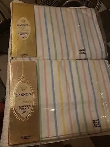 Set lenzuola completo vintage nuovo Cannon Royal Family Pettine Percalle - Foto 1 di 9