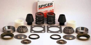 KING PIN BEARING SEAL REBUILD KIT BUSHING FORD UPPER LOWER DODGE DANA 60 CHEVY - Picture 1 of 1