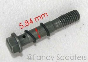Perno banjo freno hidráulico 6 mm, paso 1,25 mm para bicicletas de bolsillo x-15,x-18,x-19 - Imagen 1 de 4