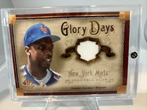 2005 SP Authentic DWIGHT GOODEN Glory Days Game-Worn Jersey #GD-DG NEW YORK METS - Picture 1 of 2