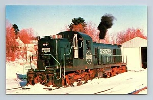 Goodwin Railroad.RS-3 #1 Diesel Train Lakeport New Hampshire Postcard - Picture 1 of 2