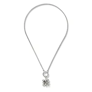 JOHN HARDY Classic Chain Canang Sari Amulet Keyring Necklace Sterling Silver - Picture 1 of 5
