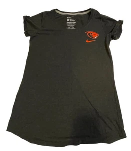 Camiseta Nike Para Mujer Talla Grande L Negra Oregon State OSU Beaver Nation Calce Ajustado - Imagen 1 de 11