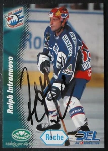 10 Ralph Intranuovo Adler Mannheim DEL 1999-00 original signiert - Picture 1 of 1