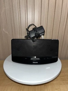 Philips iPod/iPhone Black Speaker Dock AD305/37 Portable Radio Alarm Clock EUC - Picture 1 of 8