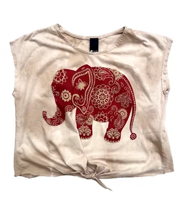 Swell Big Girls Ellie Casual Active Tie Front Tee T-Shirt Size 12 - Picture 1 of 9