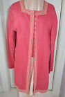 THEO MILES PINK  100% LINEN LINED TUNIC STYLE JACKET  SIZE 16