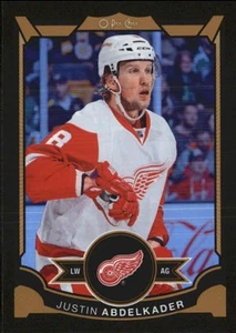2015-16 O-Pee-Chee Rainbow Black #126 Justin Abdelkader /100 - Picture 1 of 2