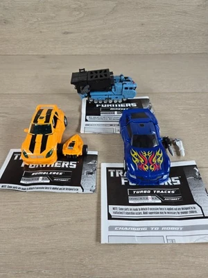 Transformers Reveal The Shield Lot Of 3 - Mindset/Bumblebee/Turbo Tracks 2010 - Image 1 of 4