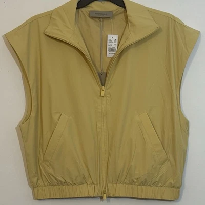 Fear of God Essentials Light Tuscan Zip Vest Jacket — Size Medium NWT Unisex - Image 1 of 4