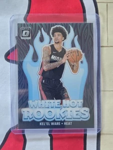 Kel'el Ware RC- Purple White Hot Rookies #5- 2024-25 Panini Optic NBA- Heat - Picture 1 of 2