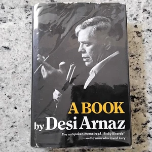 Desi Arnaz Autobio Movie TV Actor Producer I Love Lucy Ball Women Photos HC/DJ - Picture 1 of 10