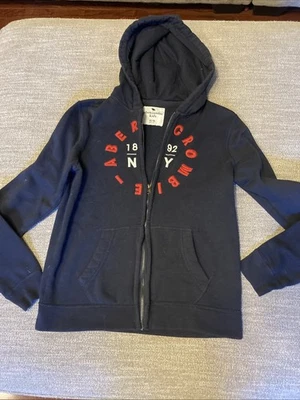 Boys Xl 15/16 Abercrombie & Fitch Zip Up Hoodie Jacket  - Image 1 of 2