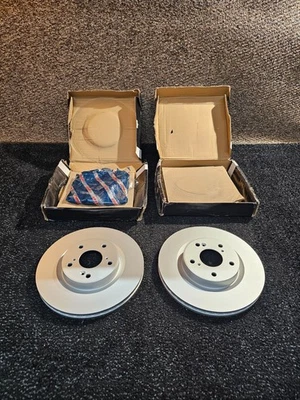 (CANTIDAD 2) Rotor de freno de disco QuietCast Bosch 26011550 para Honda CR-V 12-16 Foto 1 de 4