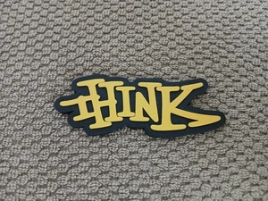 Think Skateboards Logo Kitchen Refrigerator Magnet Skateboarding Boards Skater - Picture 1 of 6